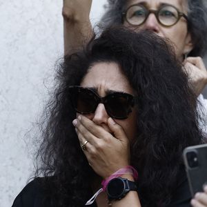 Golshifteh Farahani aux obsèques de M.Satrapi au Crématorium du Père-Lachaise à Paris, le 19 juin 2026. 
© Cyril Moreau / Bestimage