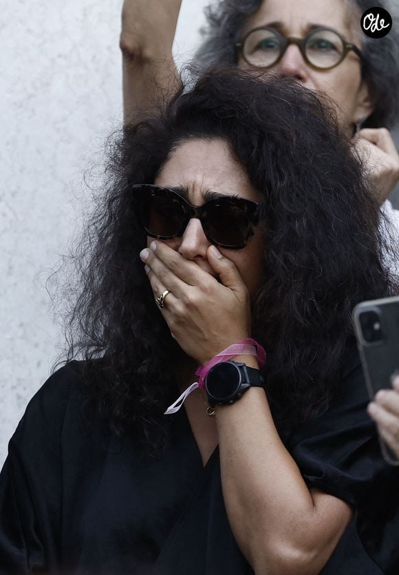 Golshifteh Farahani aux obsèques de M.Satrapi au Crématorium du Père-Lachaise à Paris, le 19 juin 2026. 
© Cyril Moreau / Bestimage