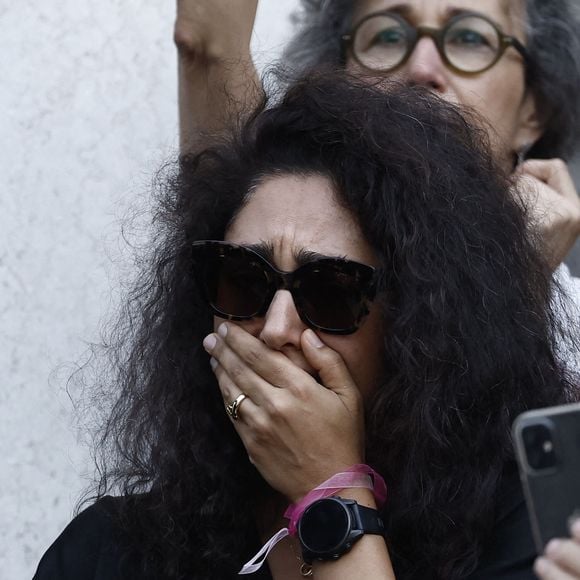 Golshifteh Farahani aux obsèques de M.Satrapi au Crématorium du Père-Lachaise à Paris, le 19 juin 2026. 
© Cyril Moreau / Bestimage