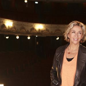 Exclusif - Corinne Touzet lors du tournage de "Sur Scène Avec" à Paris le 7 novembre 2024. © Jack Tribeca / Bestimage