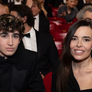Elodie Bouchez et son fils Roxan - 49ème édition de la cérémonie des César à l'Olympia à Paris le 23 février 2024 © Dominique Jacovides / Olivier Borde / Bestimage