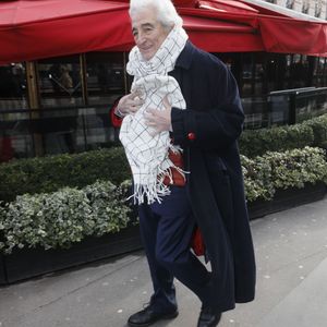 Jean-Loup Dabadie - Arrivées des personnalités au "Déjeuner des Nommés César 2019" au Fouquet's à Paris, France, le 3 février 2019. © CVS/Bestimage