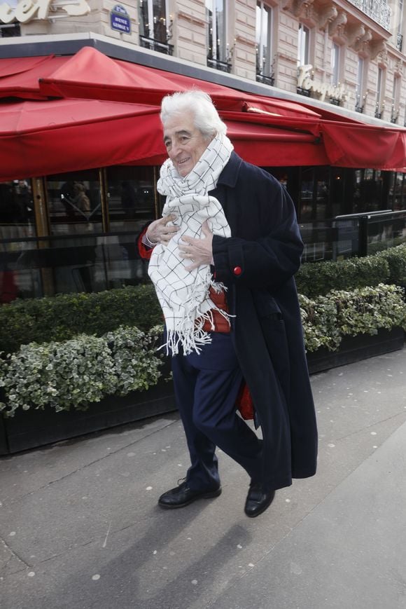 Jean-Loup Dabadie - Arrivées des personnalités au "Déjeuner des Nommés César 2019" au Fouquet's à Paris, France, le 3 février 2019. © CVS/Bestimage