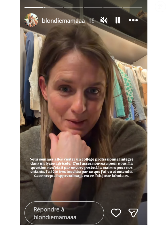 Actuellement en internat, l'adolescent souffre d'un parcours classique trop lourd et inadapté pour lui.

Marie-Caroline Cail, maman de l'émission "Familles nombreuses" avec sa tribu