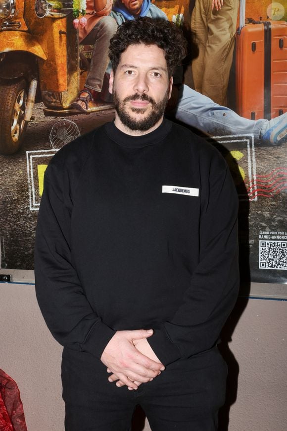 Exclusif - Le comédien-humoriste Redouane Bougheraba réalisateur du film "Délocalisés" avec son frère Ali Bougheraba en avant-première au Mérignac Ciné en Gironde-France, le 28 février 2025. ©Jean Marc Lhomer/Bestimage.