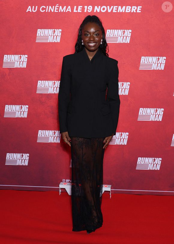 Sarah (Star Academy 2025) lors de la première de Running Man au cinéma UGC Ciné Cité Bercy à Paris.

© Denis Guignebourg / Bestimage