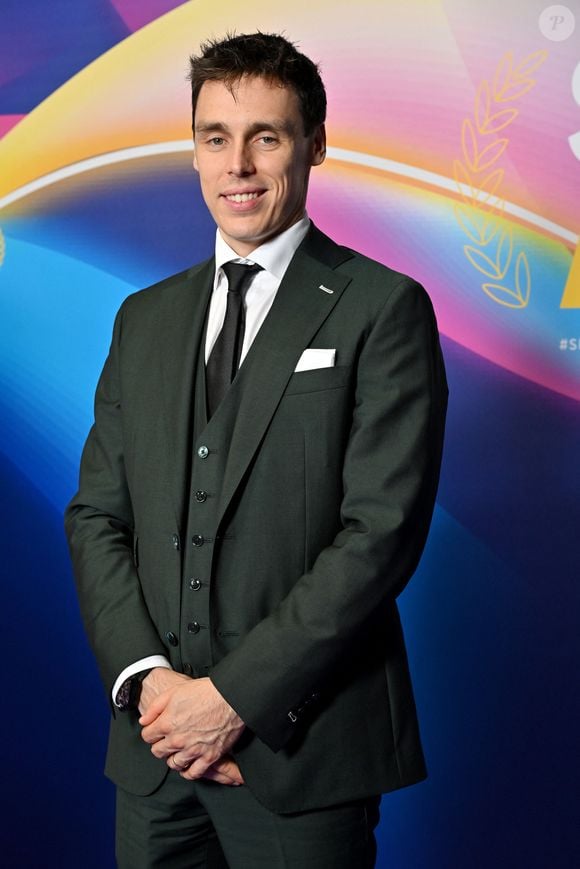 Louis Ducruet a remis, au nom de son oncle, le prince Albert II de Monaco, le prix de "L'autobiographie" à Dominique Rocheteau et le prix de "La Légende" à Nikola Karabatic lors de la soirée des Sportel Awards 2024 au Grimaldi Forum à Monaco, le 28 octobre 2024. . © Bruno Bebert/Bestimage