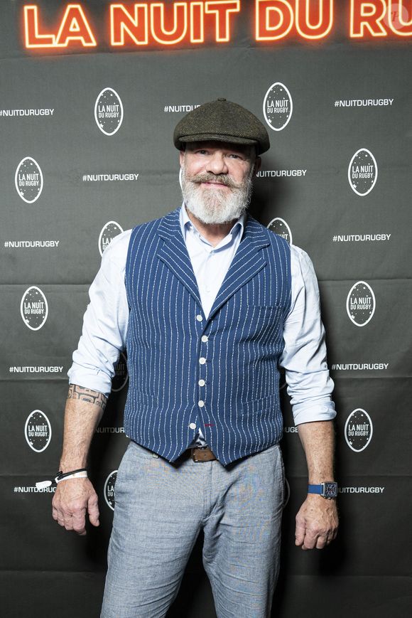 Philippe Etchebest - Soirée de la 19ème édition de la Nuit du Rugby à l'Olympia, Paris le 20 novembre 2023.  © Pierre Perusseau/Bestimage