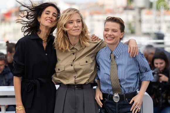 Charline Bourgeois-Tacquet, Léa Drucker et Mélanie Thierry au photocall du film "La Vie D'Une Femme" lors du 79ème Festival International du Film de Cannes, France, le 14 mai 2026. © Jacovides-Moreau/Bestimage