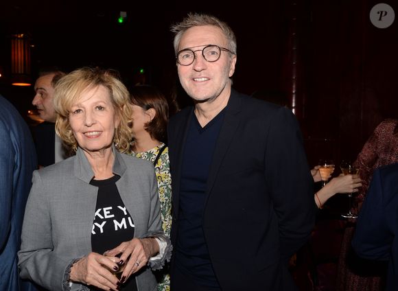Exclusif - Catherine Barma et Laurent Ruquier (parrain) - Prix littéraire Grands Destins du Parisien Week-End au Buddha Bar à Paris, France, le 17 octobre 2018.  © Rachid Bellak/Bestimage