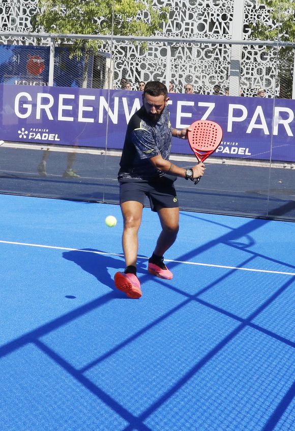 Exclusif - Cyril Hanouna - Tournoi des personnalités lors du Greenweez Paris Major Premier Padel 2023 à Roland Garros à Paris le 10 septembre 2023. © Marc Ausset-Lacroix/Bestimage