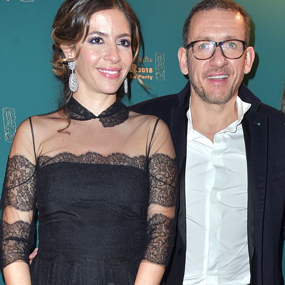 Dany Boon et Yaël au photocall de la soirée "César 2018 La Party" au Fouquet's à Paris, le 2 mars 2018.
© Giancarlo Gorassini/Bestimage