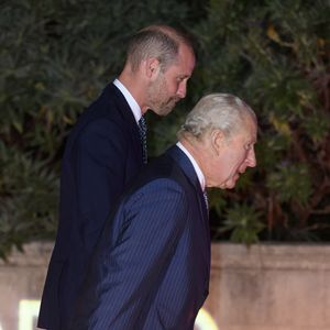 Le Roi et le Prince de Galles arrivent pour l'événement Countdown to Cop30, organisé conjointement par le Natural History Museum et le gouvernement britannique au London Museum, réunissant les acteurs du changement qui s'attaquent au changement climatique et à la perte de la nature avant le Sommet Cop30 à Belem, Brésil, en novembre, à Londres, Royaume-Uni, le 9 octobre 2025. Photo par Doug Peters/Empics/ABACAPRESS.COM