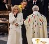 Samedi 7 décembre 2024, la cérémonie de réouverture de Notre-Dame s'est orchestrée en présence d'invités prestigieux.
Brigitte Macron, la princesse Isabelle de Liechtenstein, au moment de la communion - Messe de consécration du mobilier liturgique de la cathédrale Notre-Dame de Paris, le 8 décembre 2024.© Cyril Moreau / Bestimage