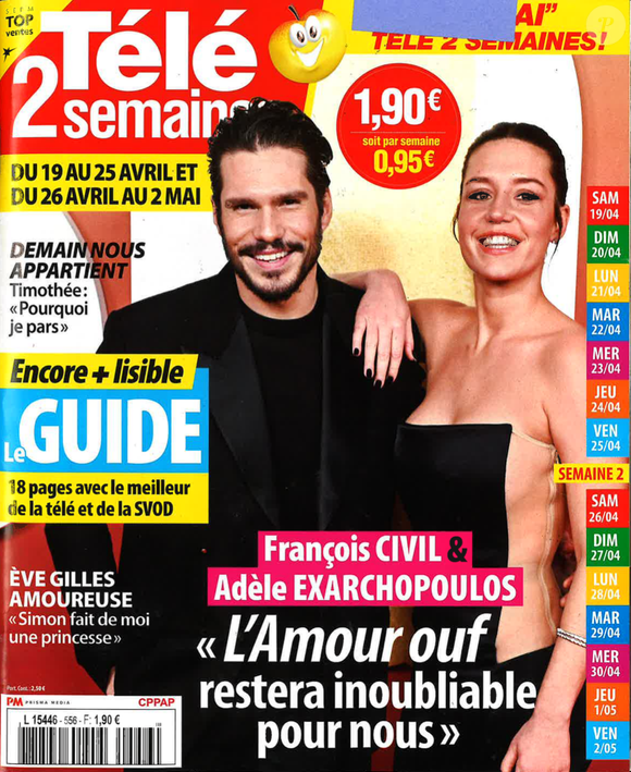 Nouveau numéro "Télé 2 semaines" du 19 au 25 avril 2025.