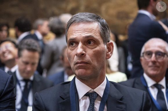 CEO of CMA-CGM group French Lebanese Rodolphe Saade attends the seventh "Choose France Summit", aiming to attract foreign investors to the country, at the Chateau de Versailles, outside Paris, on May 13, 2024. © Eliot Blondet/ Pool / Bestimage