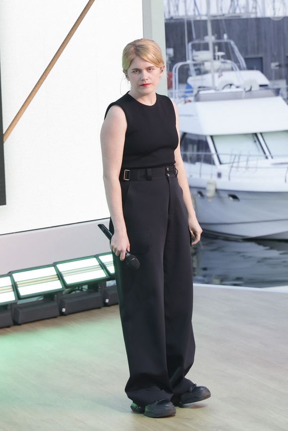 Exclusif -  Zaho de Sagazan sur le plateau de l'émisson "C à vous" lors du 77ème Festival International du Film de Cannes le 15 mai 2024.
© Jack Tribeca / Bestimage