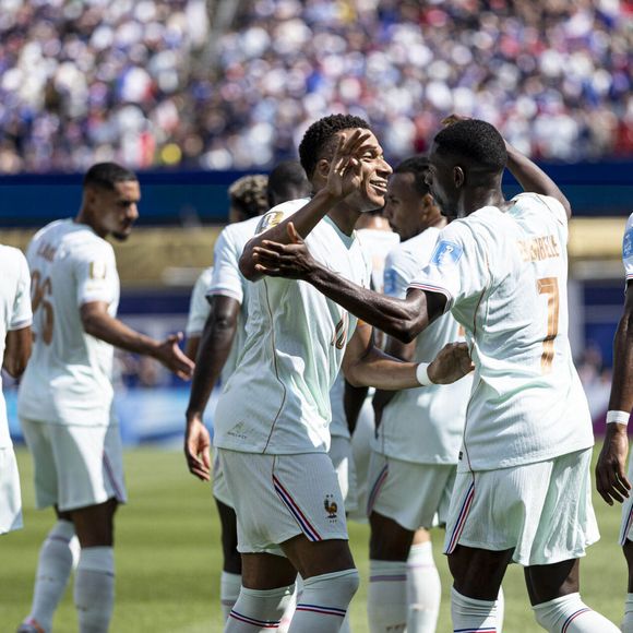 Joie des joueurs de l'equipe de apres le but de Ousmane Dembele @Elyxandro Cegarra / PsnewZ / Bestimage