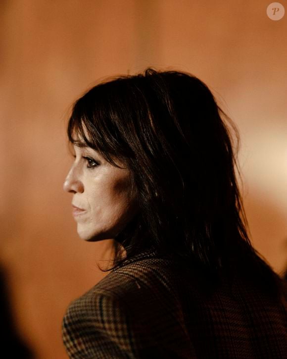 Charlotte Gainsbourg après le défilé Saint Laurent pour la collection Prêt-à-porter Femme Automne-Hiver 2025/2026 dans le cadre de la Fashion Week de Paris, à Paris le 11 mars 2025.Photo by Eliot Blondet/ABACAPRESS.COM
