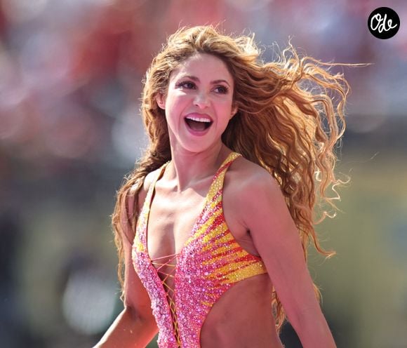 19 juillet 2026, East Rutherford (New Jersey, États-Unis) – Shakira se produit lors du spectacle de la mi-temps de la finale de la Coupe du monde de la FIFA 2026 opposant l'Espagne à l'Argentine, au New York New Jersey Stadium, à East Rutherford.

Photo : William Volcov / Brazil Photo Press / Bestimage.
