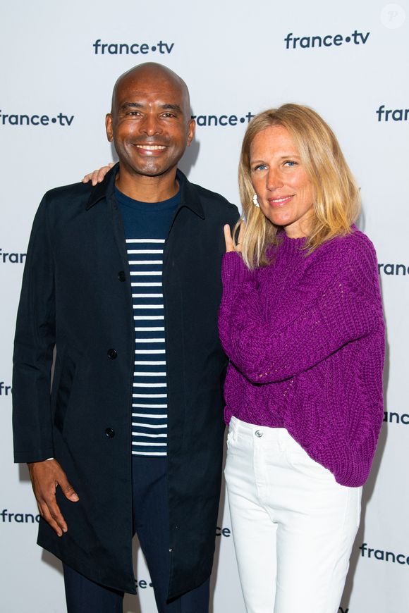 Il s'est livré sur ses rituels bien-être
Ali Rebeihi, Agathe Lecaron lors du photocall dans le cadre de la conférence de presse de France Télévisions au Pavillon Gabriel à Paris, France, le 24 août 2021. © Pierre Perusseau/Bestimage
