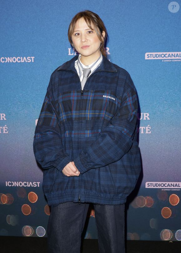 Laura Felpin - Avant-première du film "L'amour C'est Surcoté" au Cinéma Pathé Wepler à Paris le 15 avril 2025. © Coadic Guirec/Bestimage