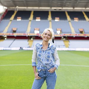 Exclusif - Élodie Gossuin - 3ème édition de la rencontre de football caritative "Match des héros" entre le "RC Lens Légendes" et "L'équipe Unicef" au stade Bollaert-Delelis à Lens le 6 juin 2023.
© Pierre Perusseau / Bestimage