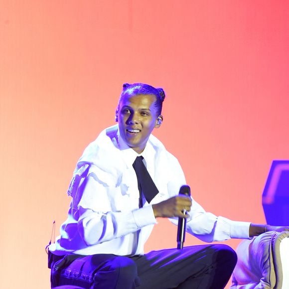 Info - Strome annonce l'arrêt définitif de sa tournée "Multitude Tour" - Concert de Stromae au festival Rock en Seine dans le parc de Saint Cloud le 28 août 2022.