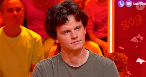 Cyprien, candidat des "12 Coups de midi", sur TF1.