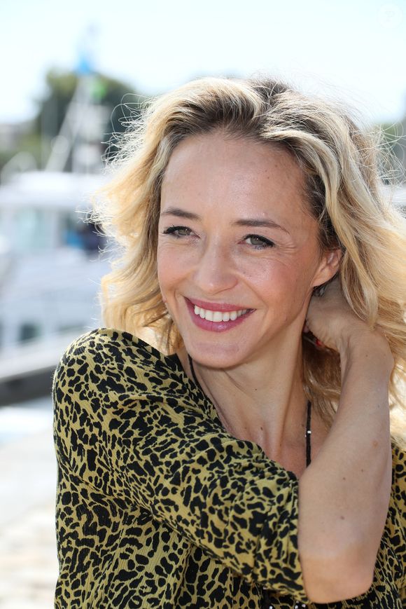 Hélène De Fougerolles pour la série télévisée "Balthazar" au photocall du troisième jour du festival international du film de La Rochelle, France, le 14 septembre 2018. © Patrick Bernard/Bestimage