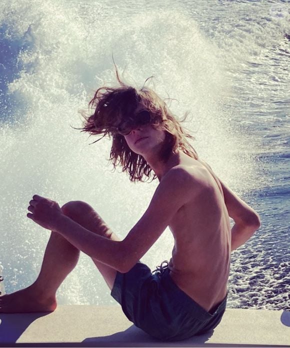 Adam, l'un des petits-fils de Claude François. Instagram
