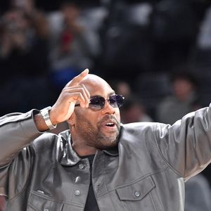 Teddy Riner - Match de gala NBA Jam team Teddy Riner contre team Esteban Ocon lors du NBA Paris Games 2025 à L'Accor Arena Bercy le 24 janvier 2025 © Ramsamy Veeren / Bestimage