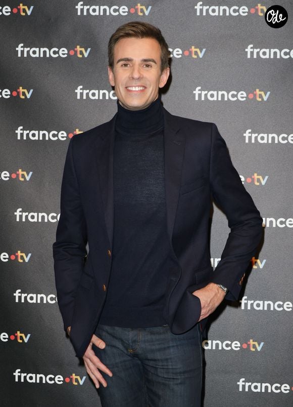 Jean-Baptiste Marteau - Photocall à l'occasion des 40 ans de l'émission "Télématin" au siège de France Télévisions à Paris le 6 février 2025. © Coadic Guirec/Bestimage