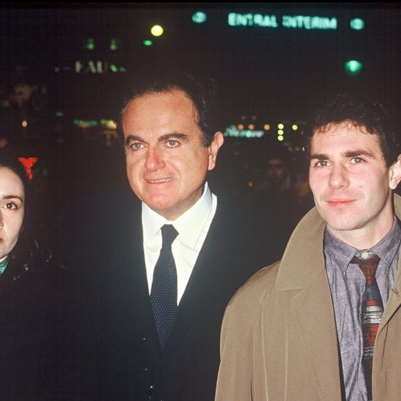 Guy Béart et sa fille Eve à l'avant-première de "Manon des Sources" à Paris en 1986 © Bertrand Rindoff Petroff / Bestimage