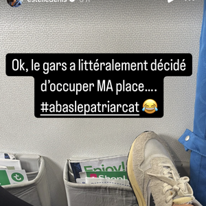 “Ok, le gars a littéralement décidé d’occuper MA place…”, ajoute la compagne de Marc Thiercelin