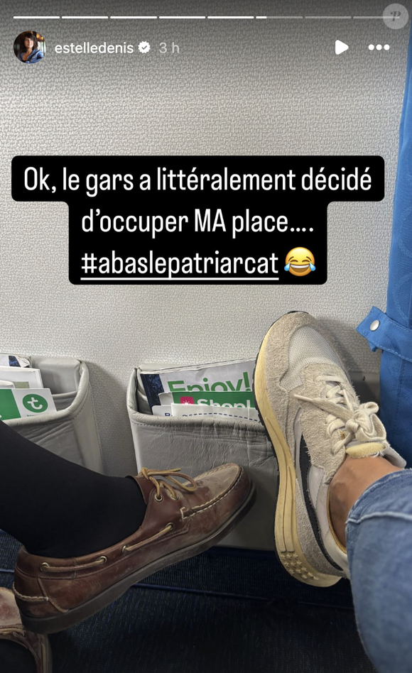“Ok, le gars a littéralement décidé d’occuper MA place…”, ajoute la compagne de Marc Thiercelin