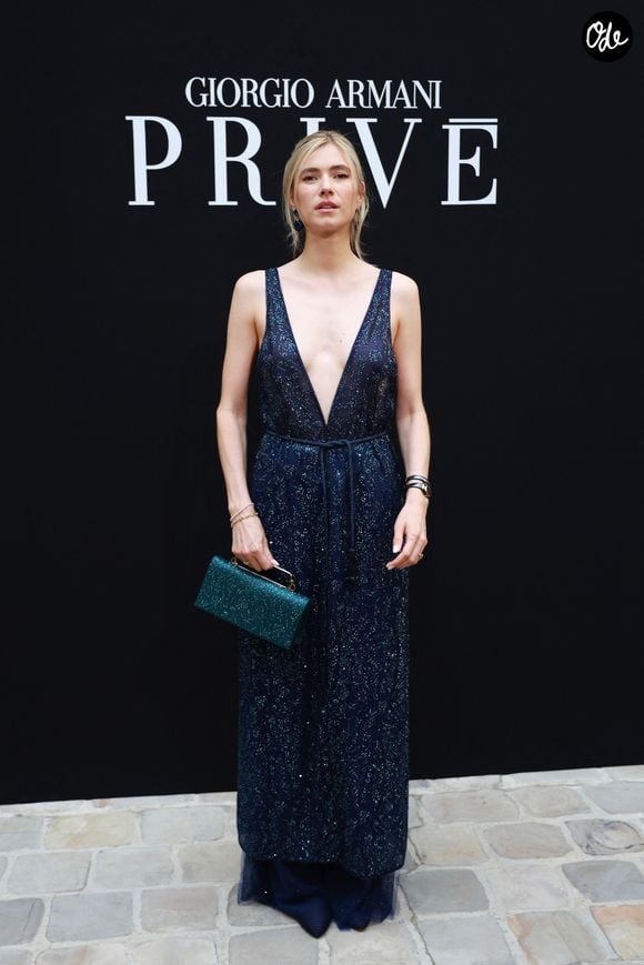Zita d'Hauteville au défilé Giorgio Armani Privé "Collection Haute Couture Automne/Hiver 2026-2027" lors de la Fashion Week de Paris, le 7 juillet 2026