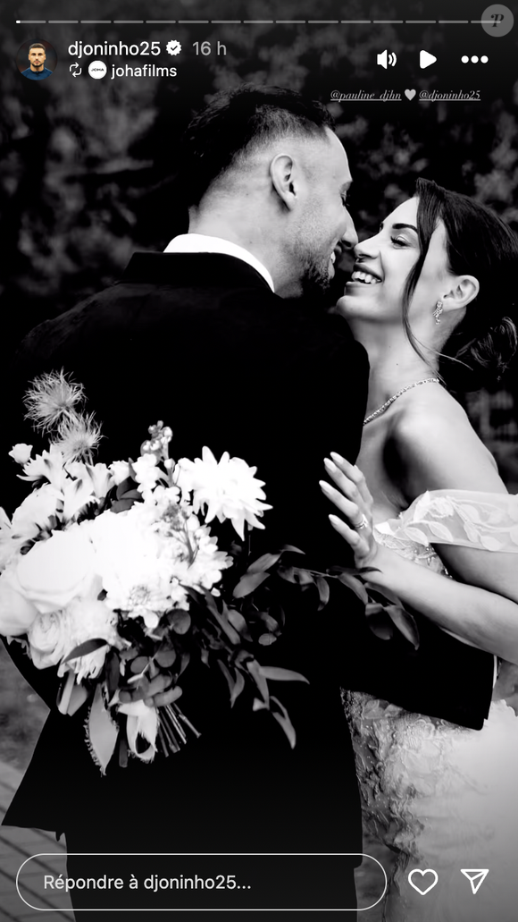 Jonathan Clauss et sa compagne Pauline se sont mariés.