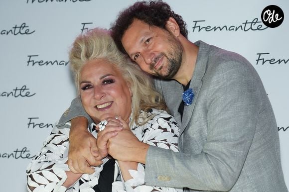 Marianne James et Eric Antoine lors de la soirée Fremantle organisée dans le cadre de la 38e édition du Mipcom à Cannes, le 17 octobre 2022.

© MPP / Bestimage