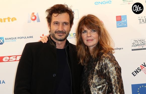 Gwendoline Hamon et Alexandre Varga au photocall de la cérémonie d'ouverture de la 21ème édition du festival des créations télévisuelles de Luchon, France, le 6 février 2019. © Patrick Bernard/Bestimage