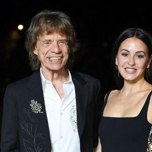 Mick Jagger et Melanie Hamrick assistent au Prélude aux Jeux de Paris 2024 à la Fondation Vuitton à Paris, France, le 25 juillet 2024. Photo par Aurore Marechal/ABACAPRESS.COM