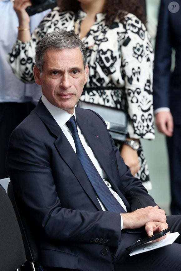 Rodolphe Saadé lors du sommet innovation et IA à l'Impérial Collège à Londres, Royaume Uni, le 9 juillet 2025. À l'invitation de Leurs Majestés le roi et la reined'Angleterre, le président français et sa femme effectueront une visite d'État au Royaume-Uni du 8 au 10 juillet 2025. © Dominique Jacovides/Bestimage
