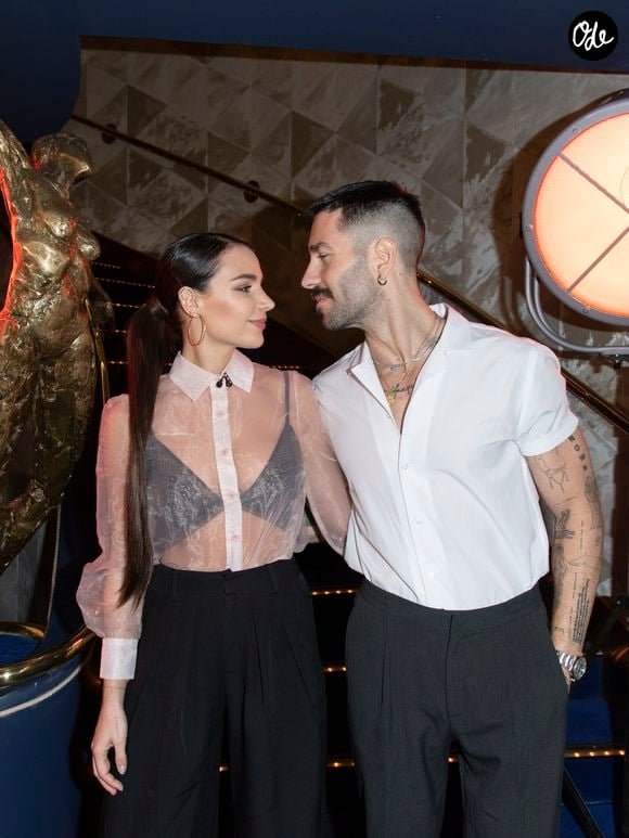 Jade Leboeuf et son mari Stéphane Rodrigues lors de la soirée de la grande finale du concours Top Model International au Lido à Paris, France, le 19 janvier 2020. 

© Pierre Perusseau/Bestimage