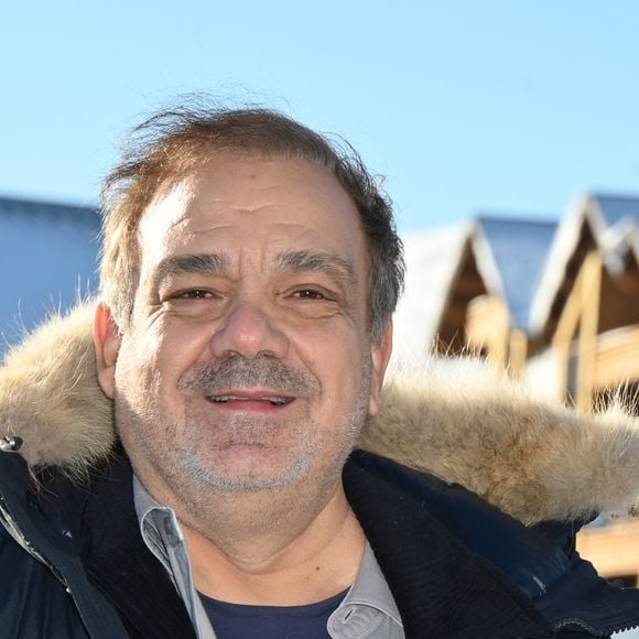 Didier Bourdon pose pour le photocall de '38,5 quai des orfèvres' lors du 26ème Festival du Film de Comédie à L'Alpe d'Huez, France, le 21 janvier 2023. Photo by Mireille Ampilhac/ABACAPRESS.COM