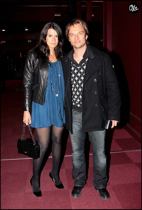 David Hallyday et sa femme Alexandra Pastor à la présentation du film "Shine a light" à l'Olympia. Le 9 avril 2008. © BERTRAND RINDOFF PETROFF / BESTIMAGE