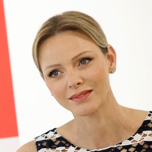 La princesse Charlène de Monaco lors de la journée de la sécurité aquatique à la piscine du stade Louis II à Monaco le 8 juin 2025. Photo by Dominique Jacovides/Pool/ABACAPRESS.COM