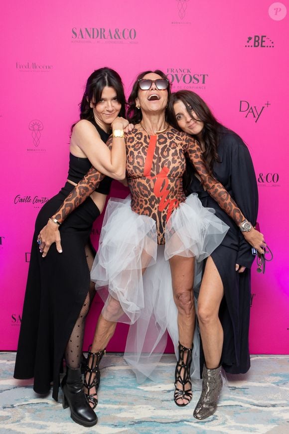 Exclusif - Sandra Sisley et Gaelle Constantini lors d'une soirée  à la suite Sandra & Co lors du Festival International des Séries de Cannes, Canneseries Saison 8, à l’hôtel JW Marriott Cannes le 25 avril 2025.

© Aurelio Stella / William Sanches Tavares / Bestimage