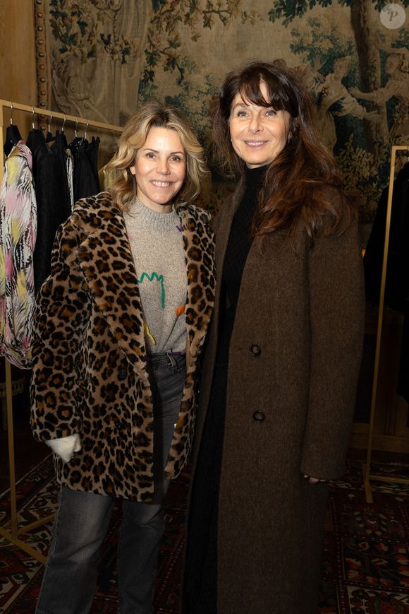 Exclusif - Laura Tenoudji, Caroline Pois - Présentation de la nouvelle collection de la marque Oud automne/hiver 2025-2026 dans les salons des restaurants Lafayette à Paris. Le 3 février 2025.
© Jeremy Melloul / Bestimage