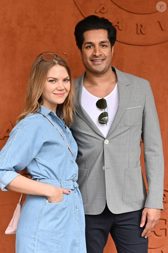 Sugar Sammy et sa petite amie Nastassia assistent aux Internationaux de France 2019, premier jour à Roland Garros, le 26 mai 2019 à Paris, France. © Laurent Zabulon / ABACAPRESS.COM