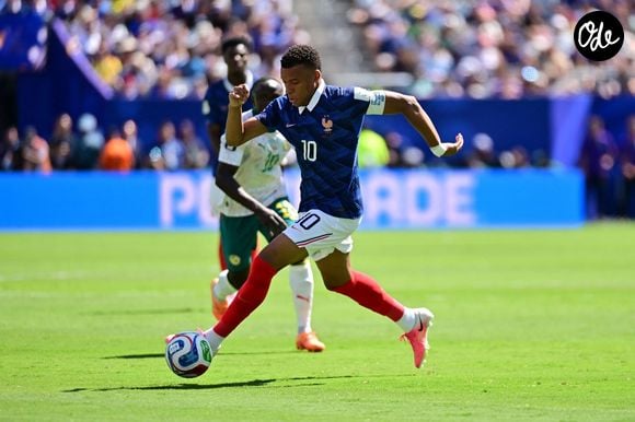 Le joueur français Kylian Mbappé lors du match France - Sénégal, comptant pour la première journée du groupe I de la Coupe du monde de la FIFA 2026, qui s'est déroulé au MetLife Stadium, dans le New Jersey le 16 juin 2026. © PsnewZ/Bestimage